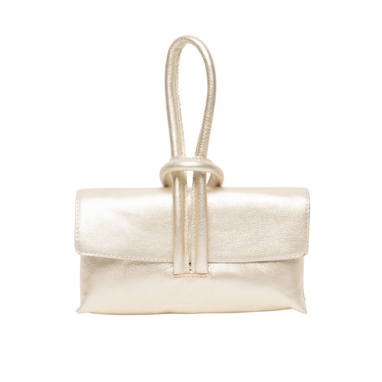 Riley Small Clutch - Gold
