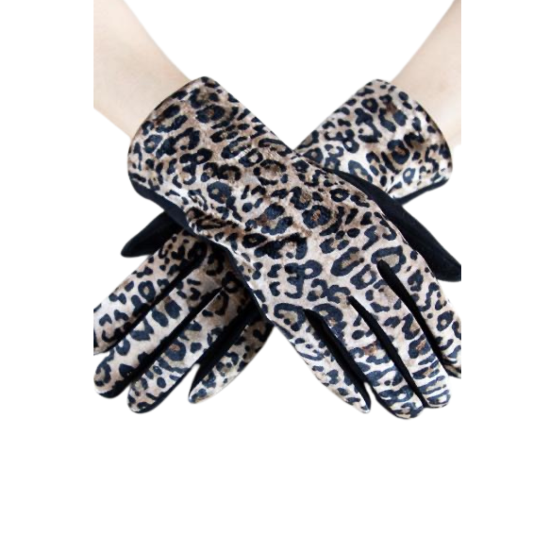 Leopard-Muster Handschuhe