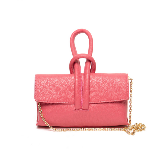 Riley Small Clutch - Hot Pink