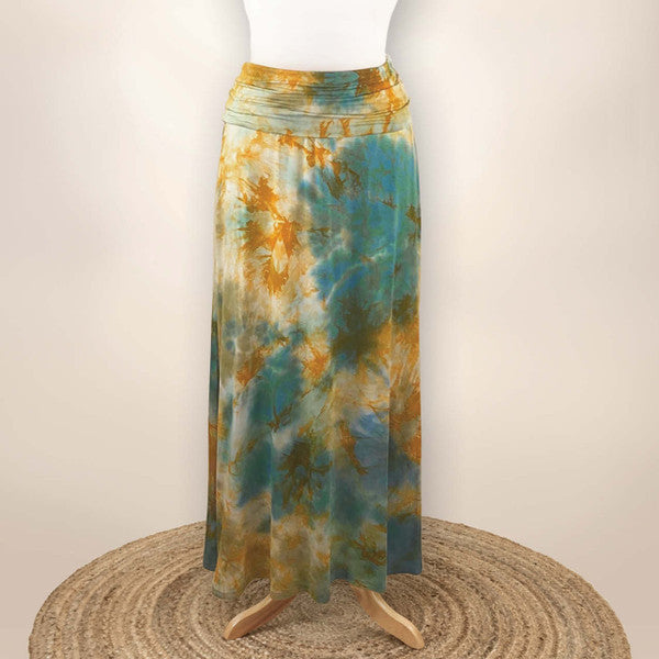 Lisa Maxi Tie Dye Skirt - Saguaro