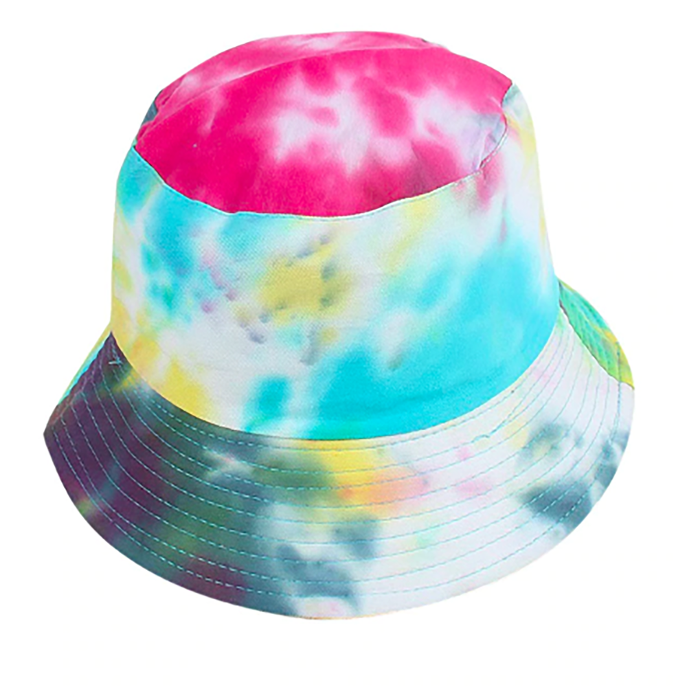 Tie Dye Bucket Hat Blue Multi 100 Cotton