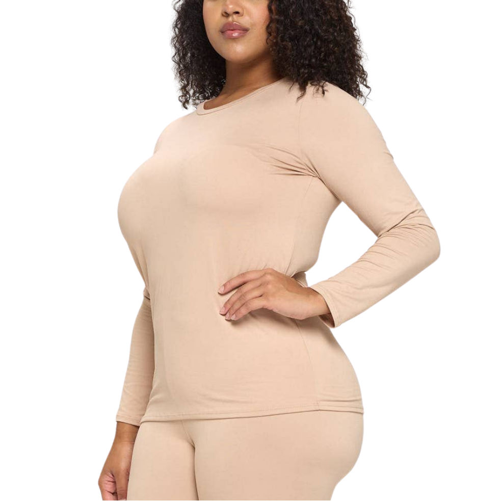Womens plus sales size long johns