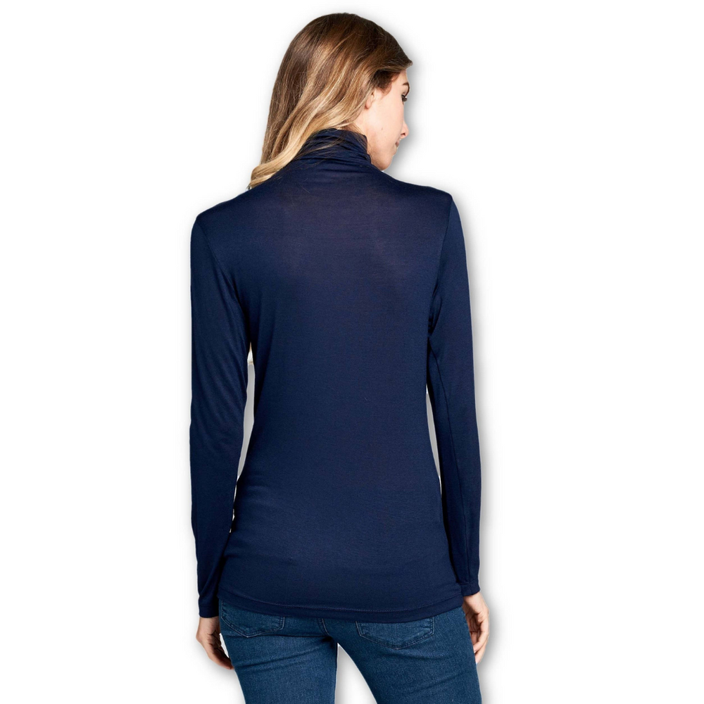 Long Sleeve Turtleneck Sweater - Navy
Women's basic long sleeve high turtleneck slim fit tees shirts top. Classic, plain, basic, turtleneck top, long sleeve, turtleneck style, slim fit, pullover, stretchy. Fabric & Content: • 96% rayon, 4% spandex • Care Instructions: Machine wash
Long Sleeve Turtleneck Sweater - Navy
Basic long sleeve high turtleneck slim fit tees shirts top. Classic, plain, basic, turtleneck top, long sleeve, turtleneck style, slim fit, pullover, stretchy. 
d38tp-navy-6

$27.99
$27.99
$27