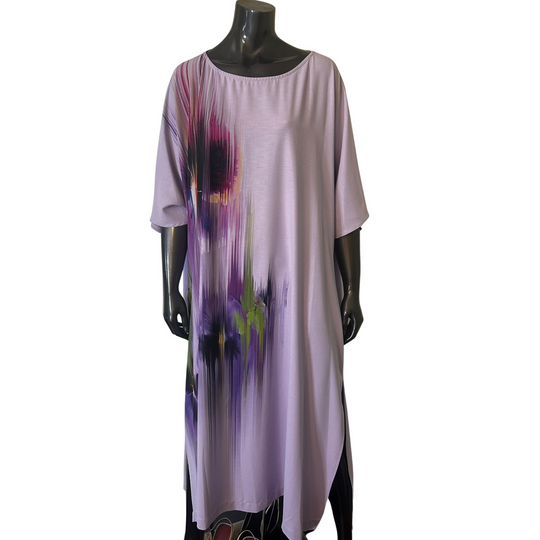 Plus-Size Pullover Dress - Airbrush Lavender