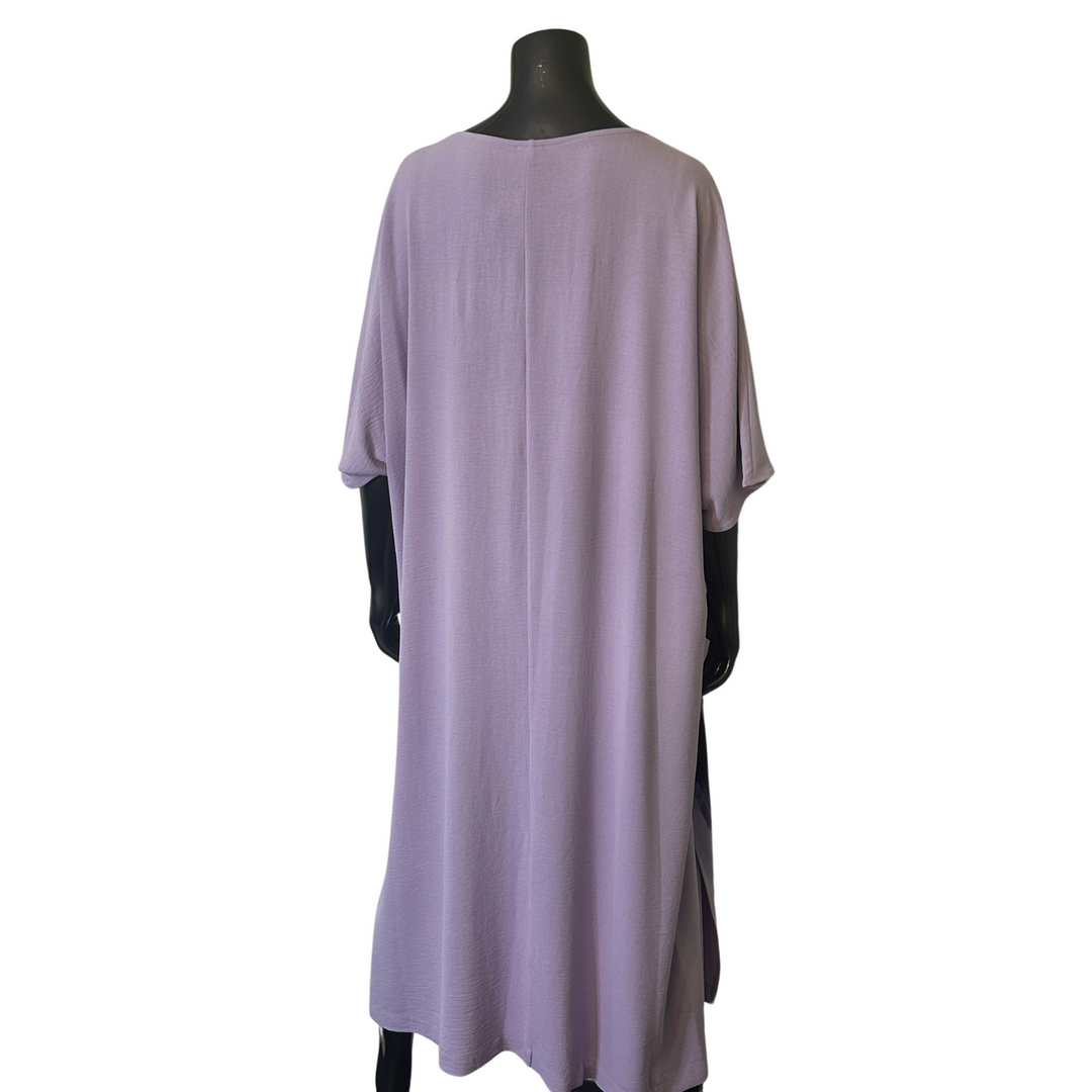 Plus-Size Pullover Dress - Airbrush Lavender