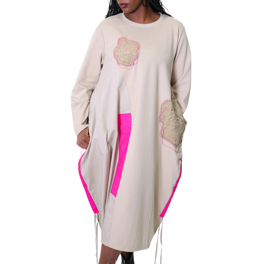 AQRL - Spot on Dress - Beige