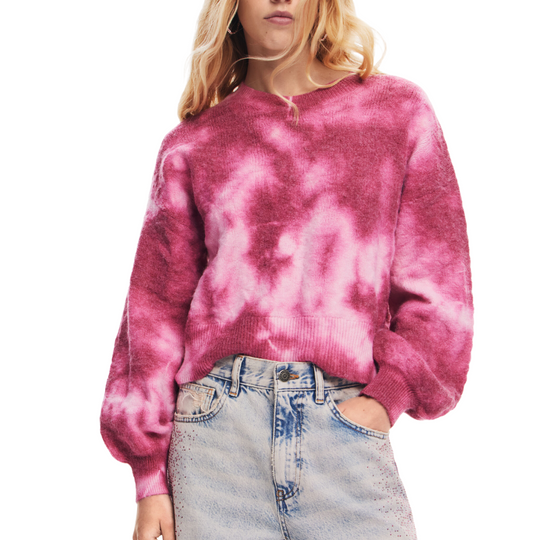 Tie Dye Sweater - Rosa