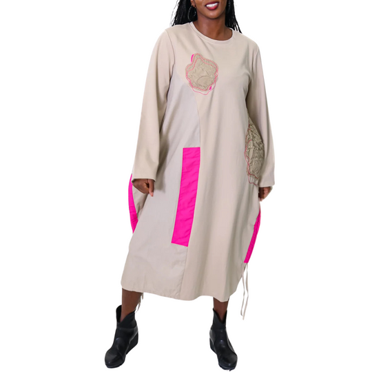 AQRL - Spot on Dress - Beige