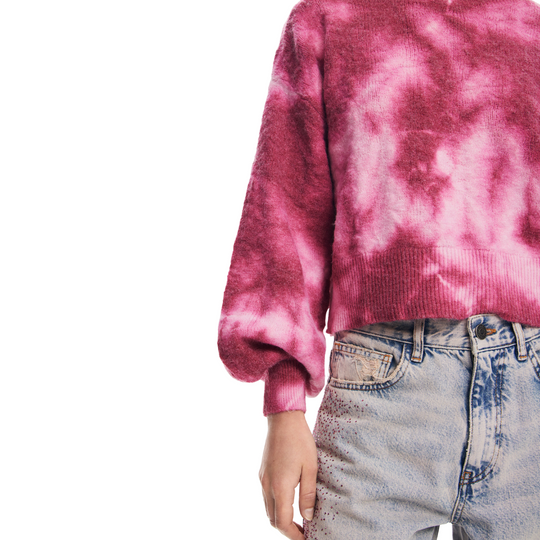 Tie Dye Sweater - Rosa