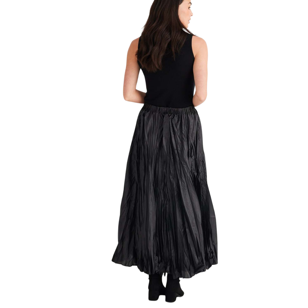 Iro Crinkle Satin Maxi Skirt