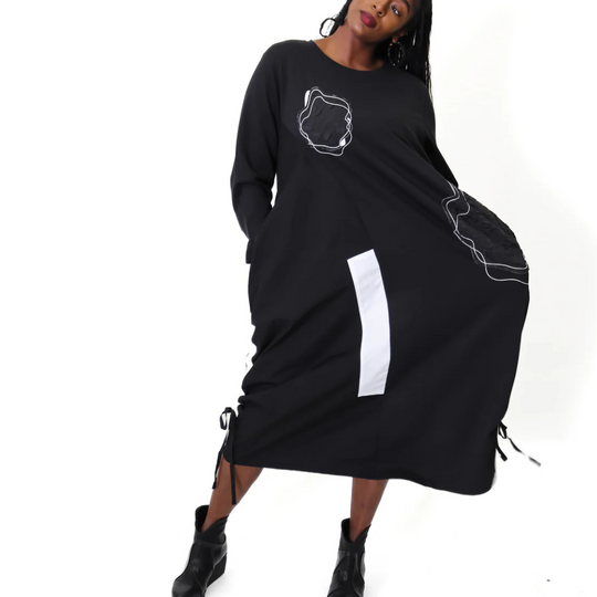 AQRL - Spot on Dress - Black