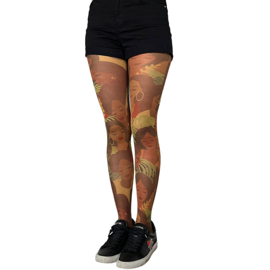 African Women Printed Tights