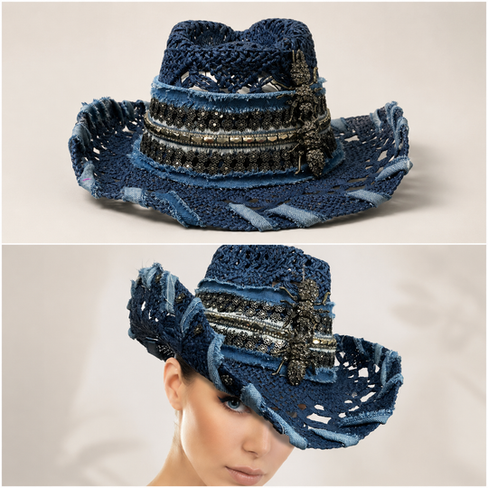 Bestickter Denim Cowboy - Shiloh