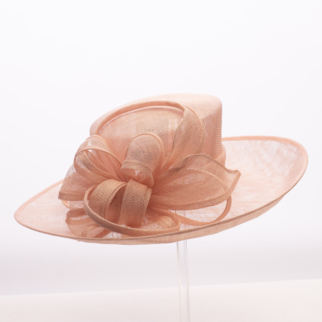 Sinamay Summer Hat - Lt Pink