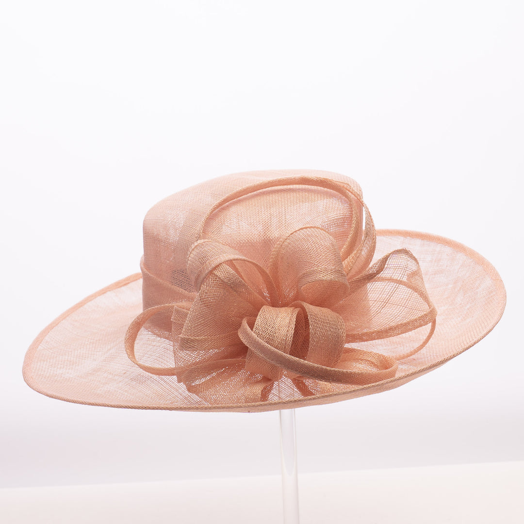 Sinamay Summer Hat - Lt Pink
