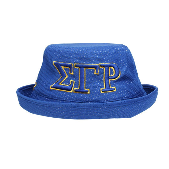 Sigma Gamma Rho Royal Blue Mesh Bucket Hat