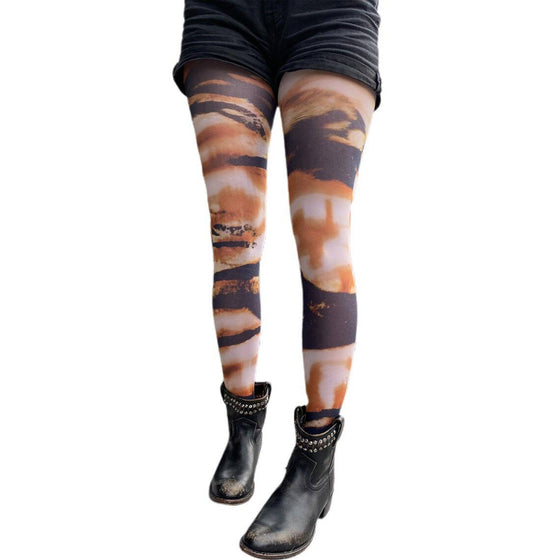 Wild Tiger Printed Tights