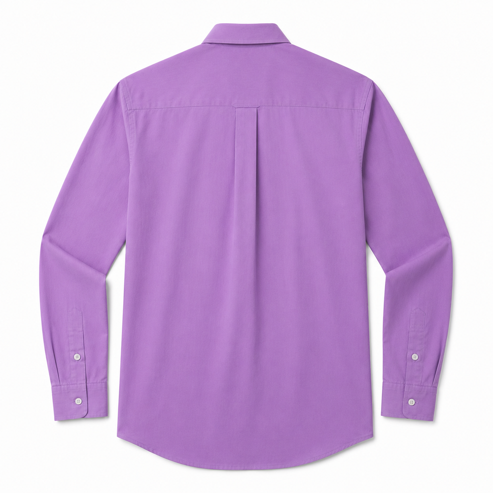 Tunika Hand-Dyed Lavender Pima Cotton Men’s Dress Shirt