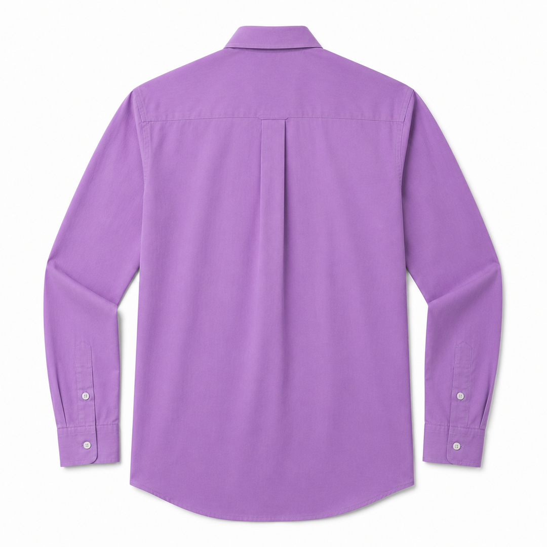 Tunika Hand-Dyed Lavender Pima Cotton Men’s Dress Shirt