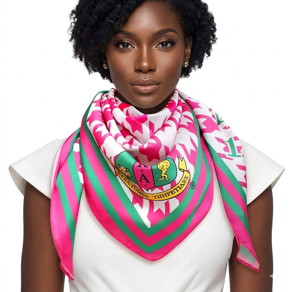 Houndstooth AKA Sorority Scarf