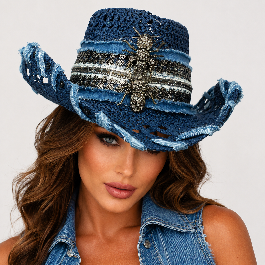 Bestickter Denim Cowboy - Shiloh