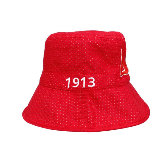 Delta Sigma Theta Red Mesh Bucket Hat