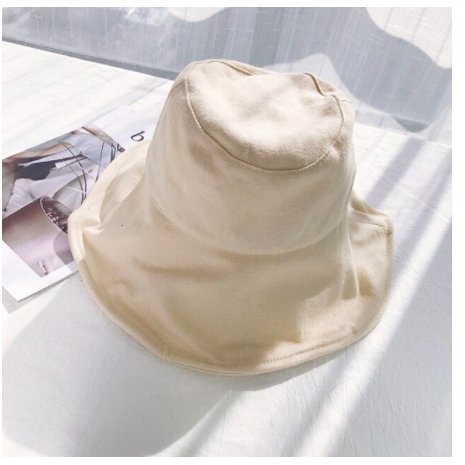 Sombrero de pescador flexible de algodón - Blanco roto