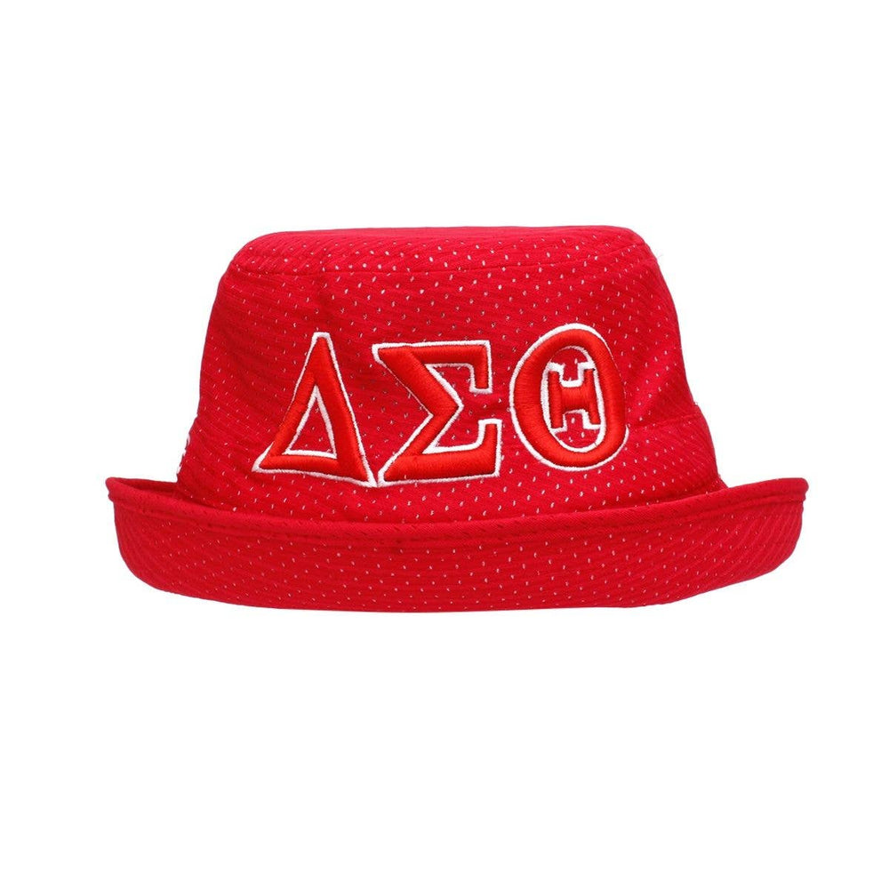 Delta Sigma Theta Red Mesh Bucket Hat