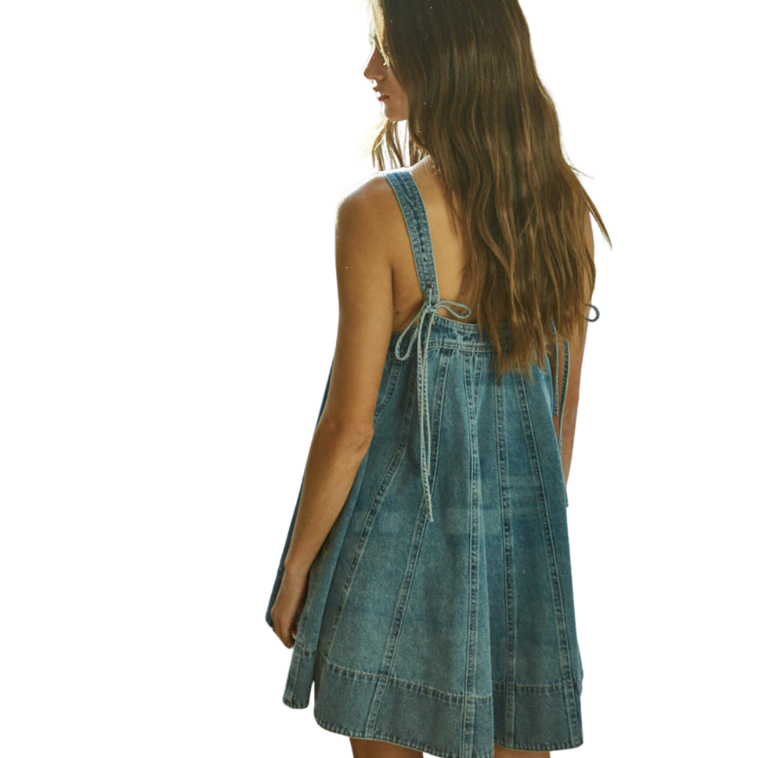 Maxwell Mini Denim Dress Large Maxwell Mini Denim Dress Large