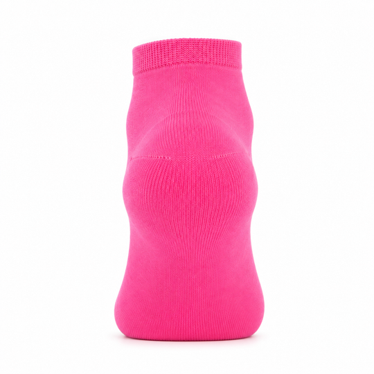 Memoi Bamboo Blend Solid Knit Low Cut Socks: Pink