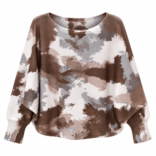 Suéter estampado estilo camuflaje
