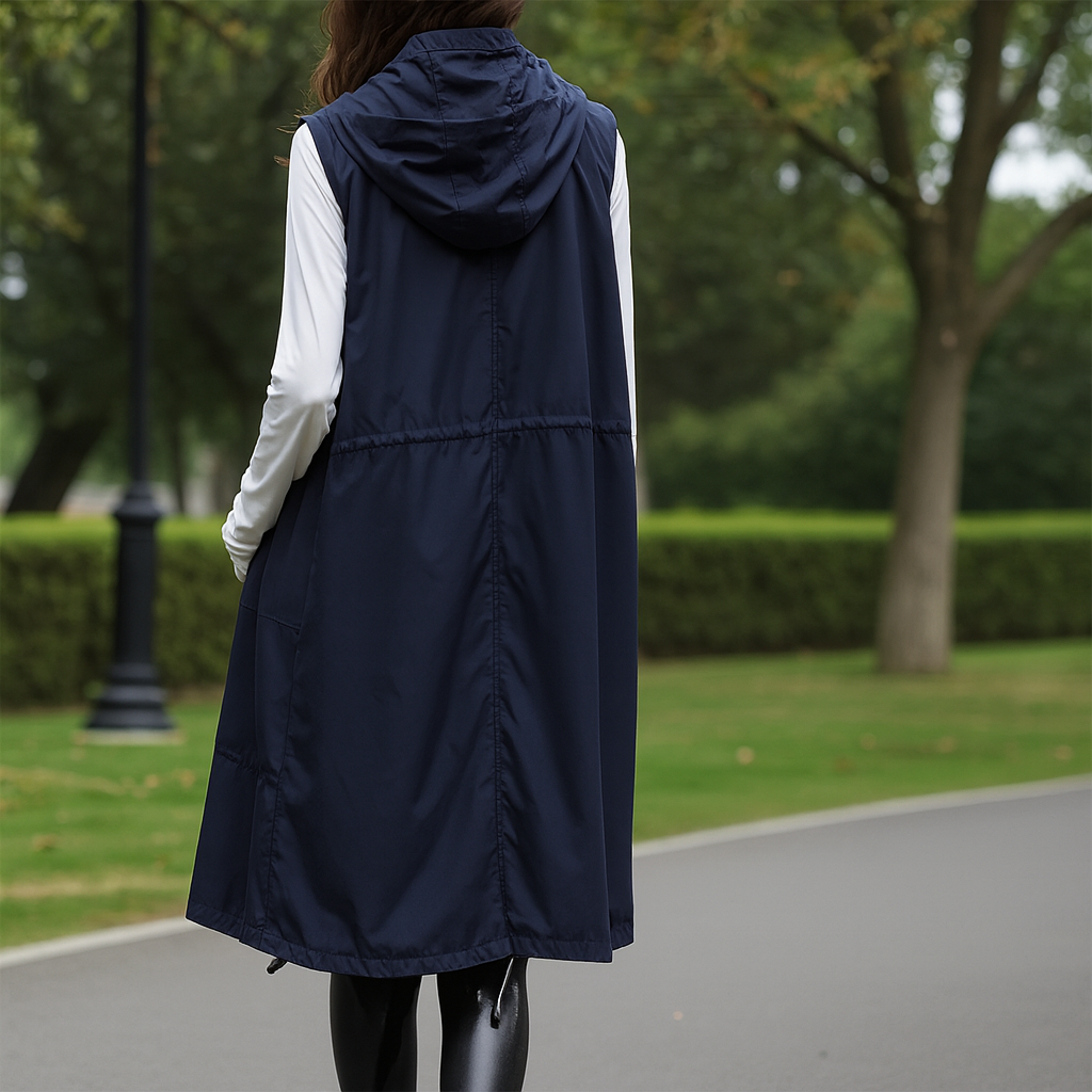 AQRL - Chaleco paracaídas con cremallera - Beige