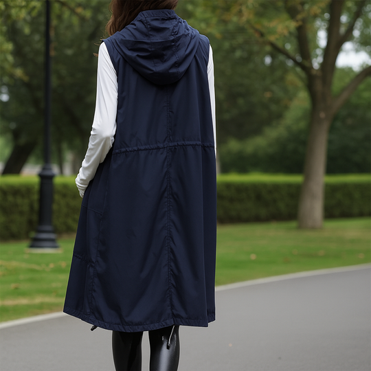 AQRL - Chaleco paracaídas con cremallera - Beige