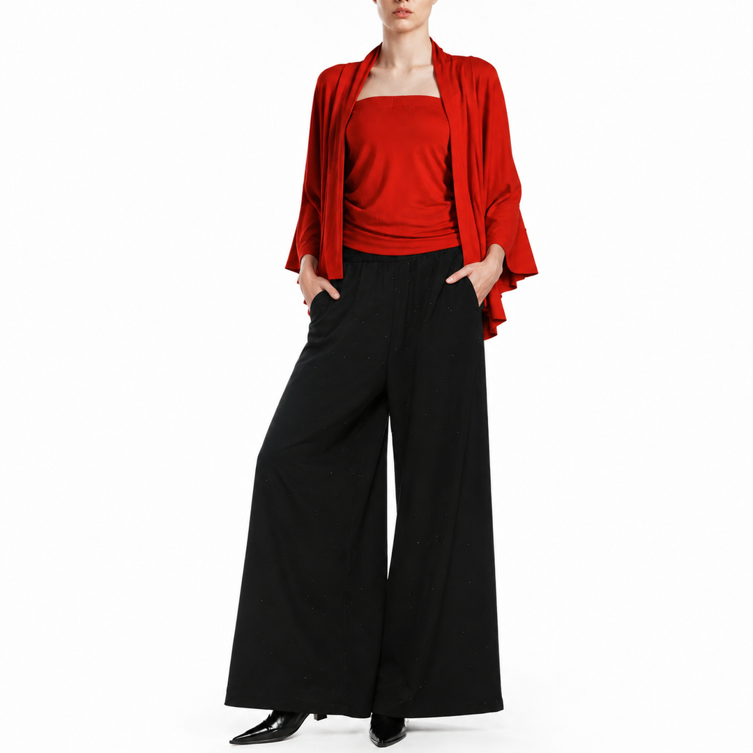 Igor Dobranic Margaret Black Sparkle Trousers