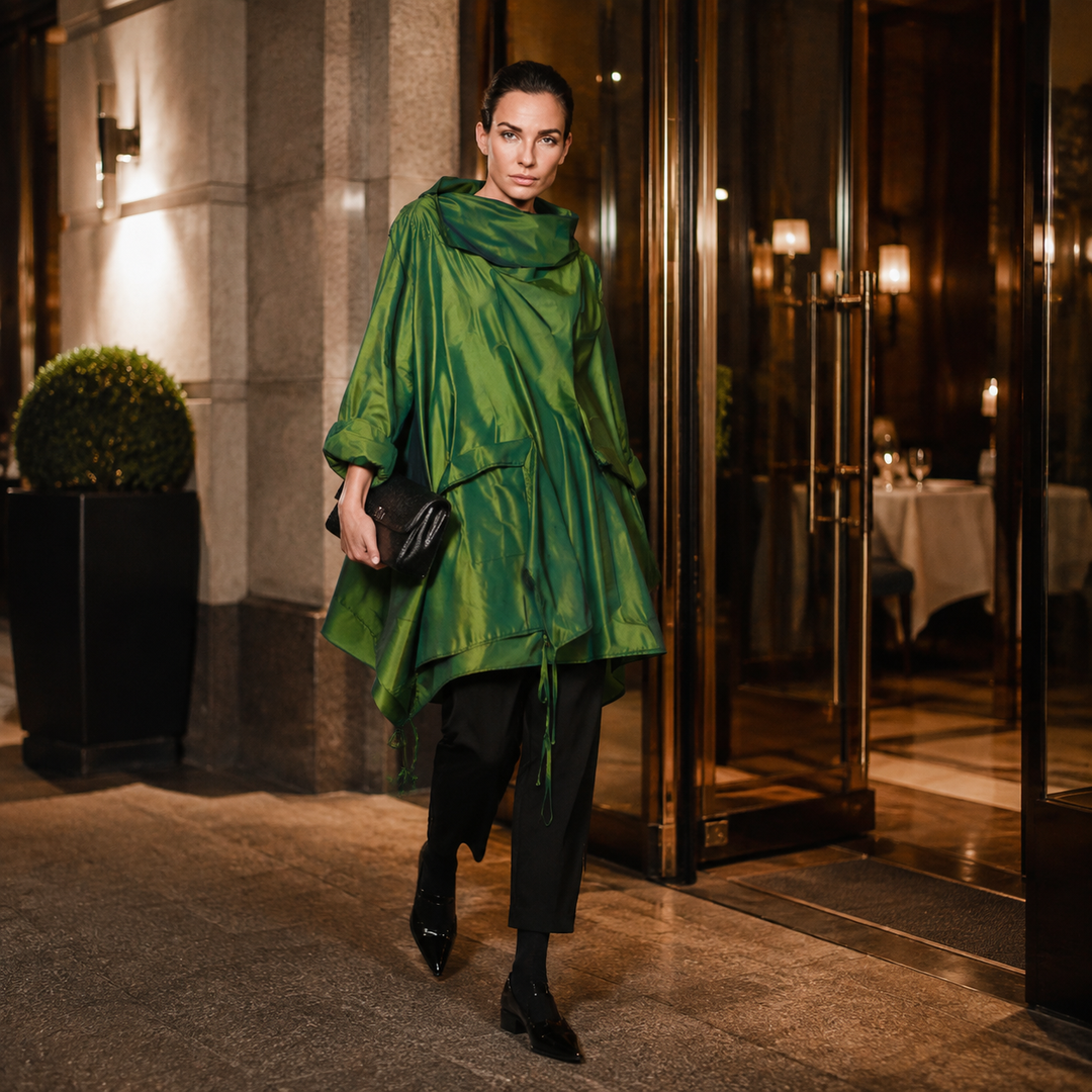 Igor Dobranic Bambo Olive Green Tunic