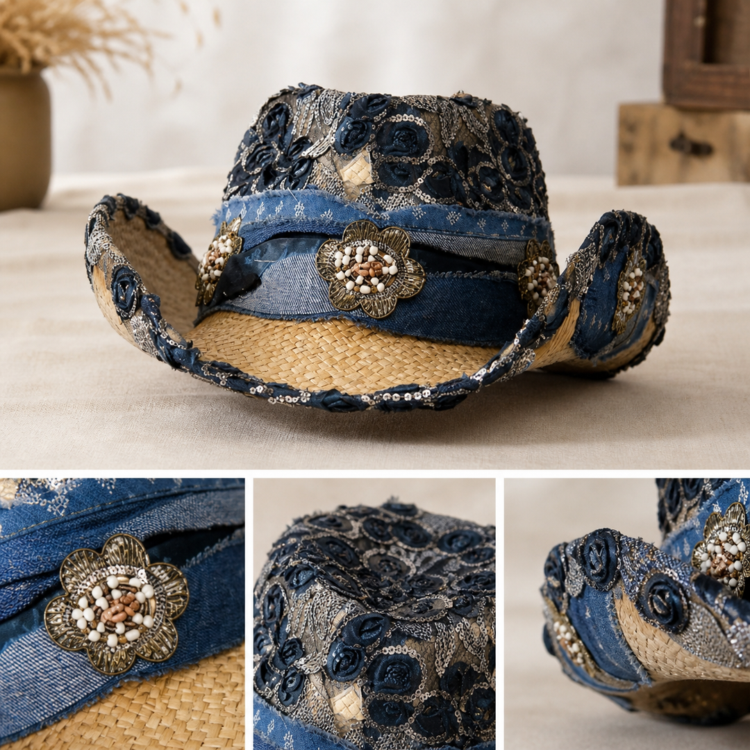 Bestickter Denim Cowboy - Shiloh