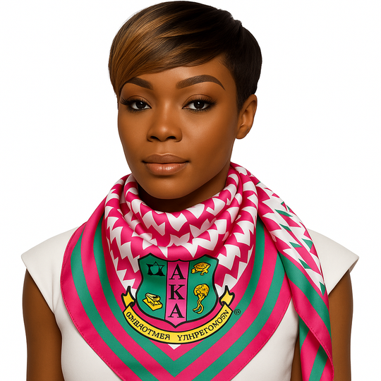 Houndstooth AKA Sorority Scarf