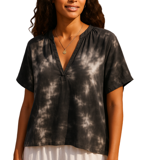 Romi Top - Smokey Cloud Tie Dye