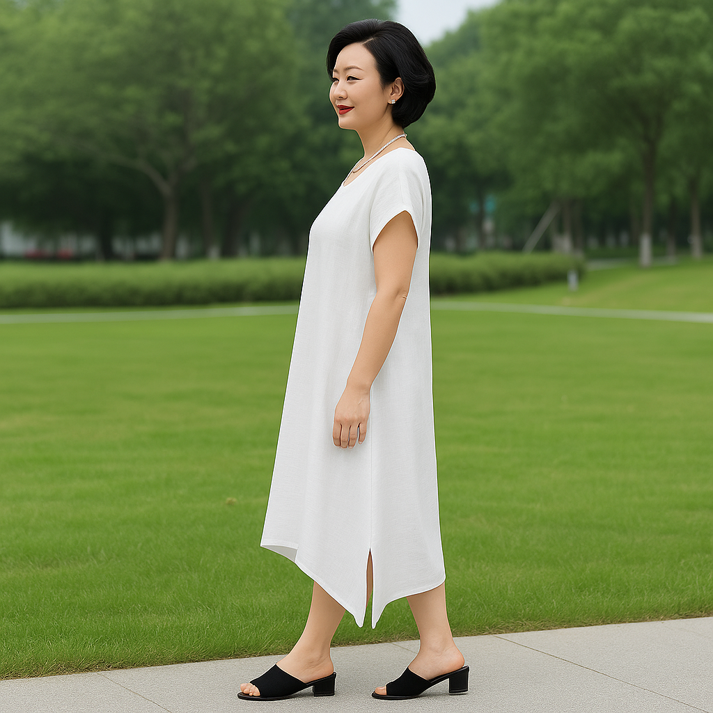 Edit Linen Tunic White - Igor
