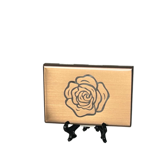 RFID Deep Rose - Card Holder - Stainless Steel - Rose Gold