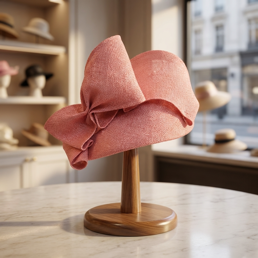 Savannah Bow Sinamay Fascinator – Lachsrosa