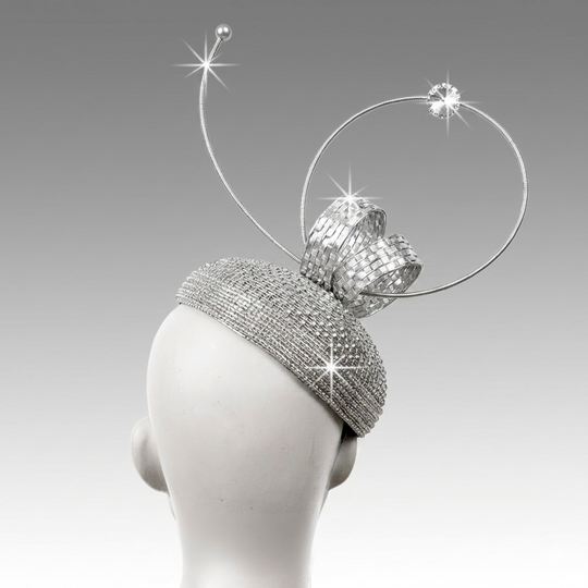 Diadema con joya Shonda, tocado negro
