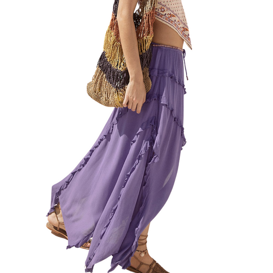 Ambie Maxi Skirt - Chalk Violet