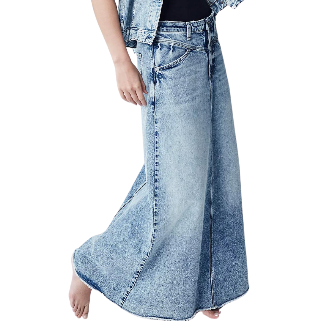 Come As You Are - Denim Maxi Skirt