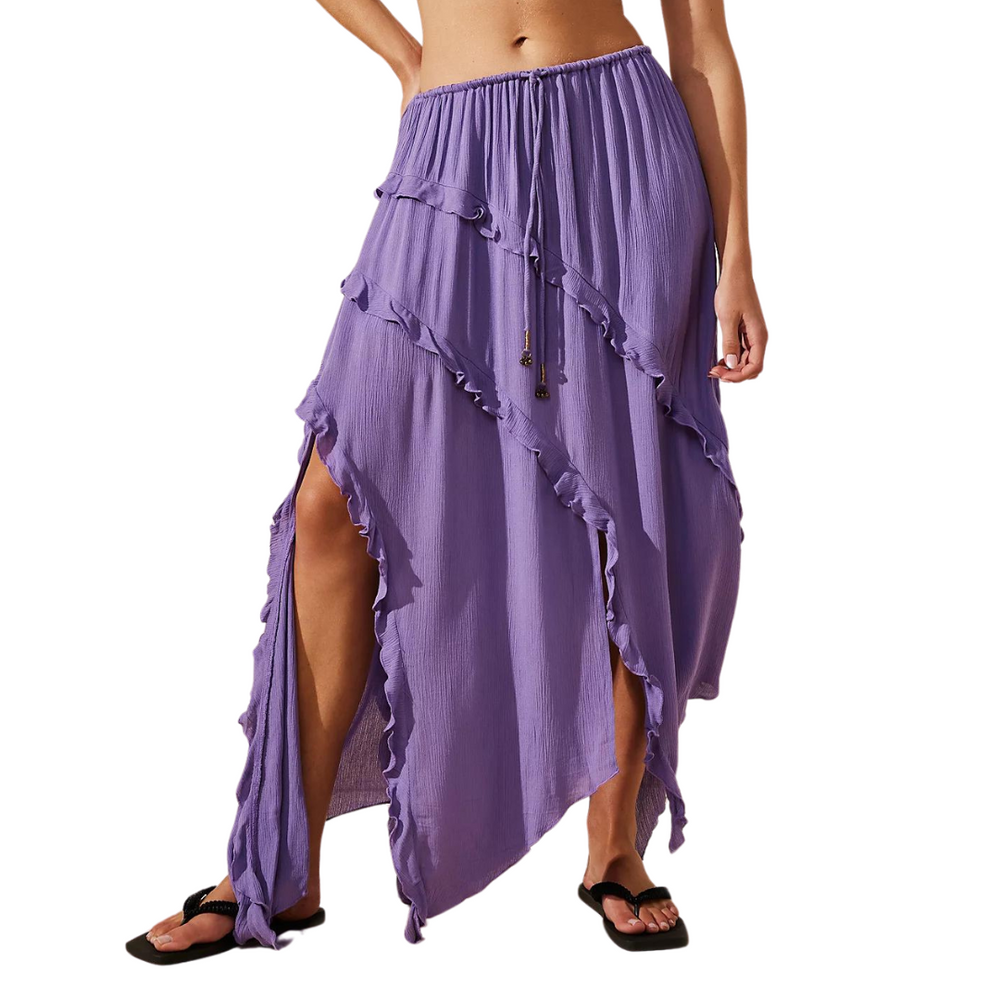 Ambie Maxi Skirt - Chalk Violet