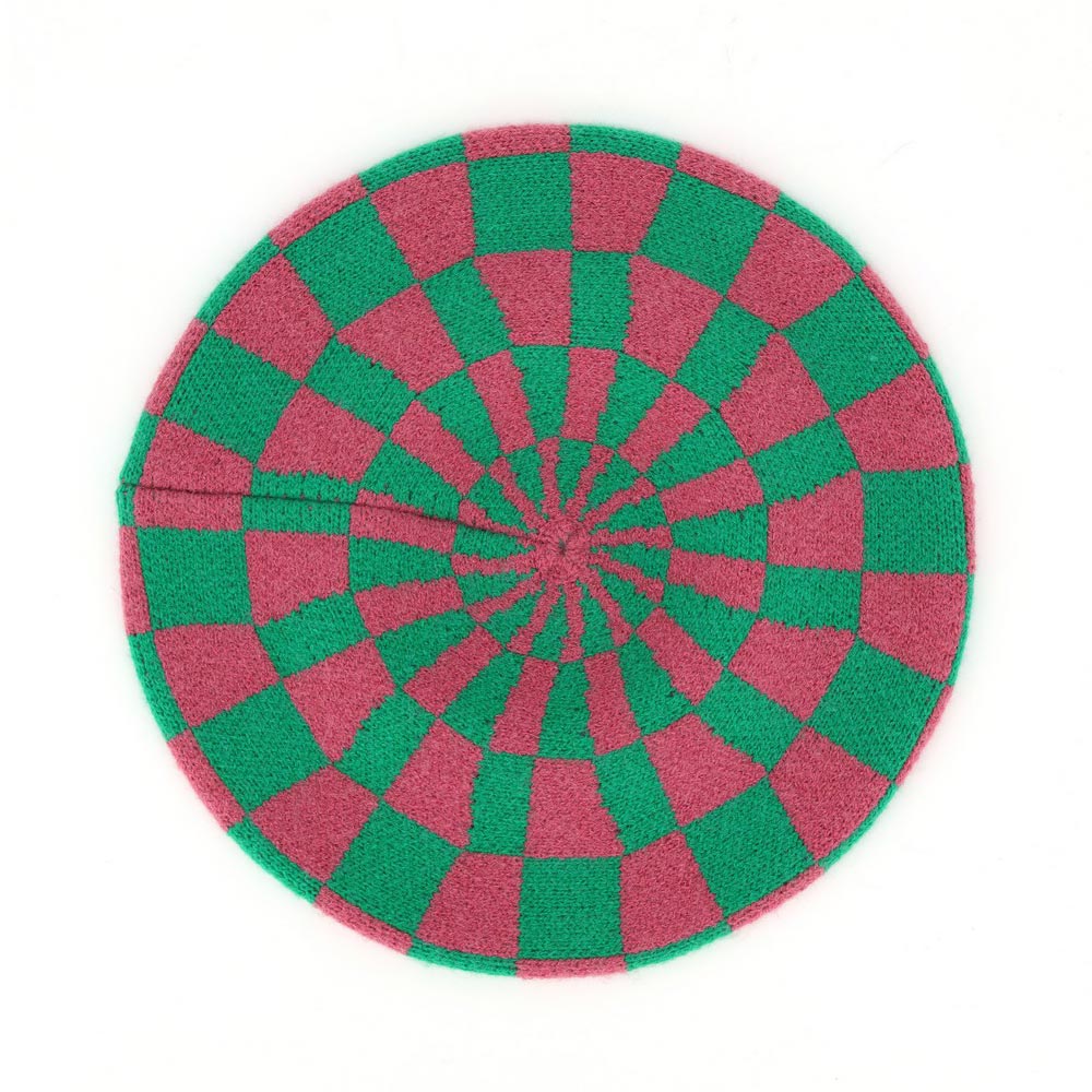 Klassisches Acryl-Barett – Hellrosa