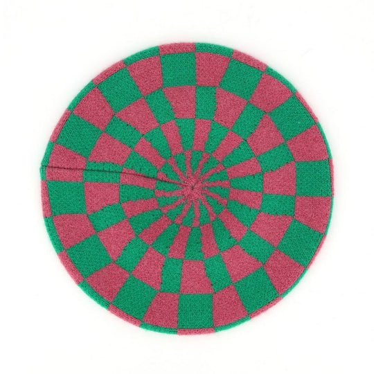 Klassisches Acryl-Barett – Hellrosa