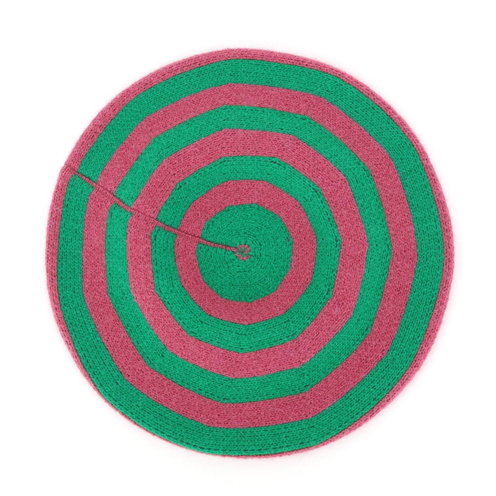 Klassisches Acryl-Barett – Hellrosa