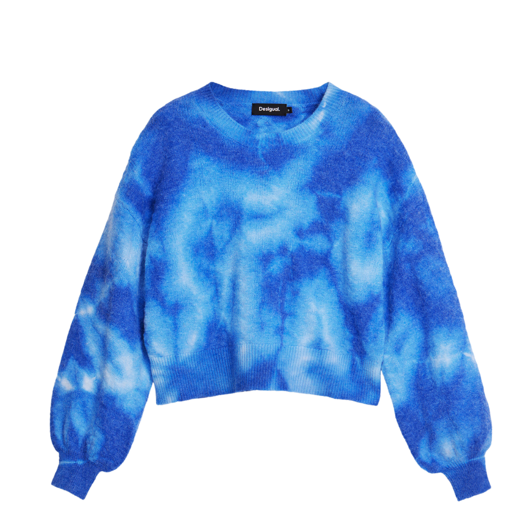 Tie Dye Sweater - Denim