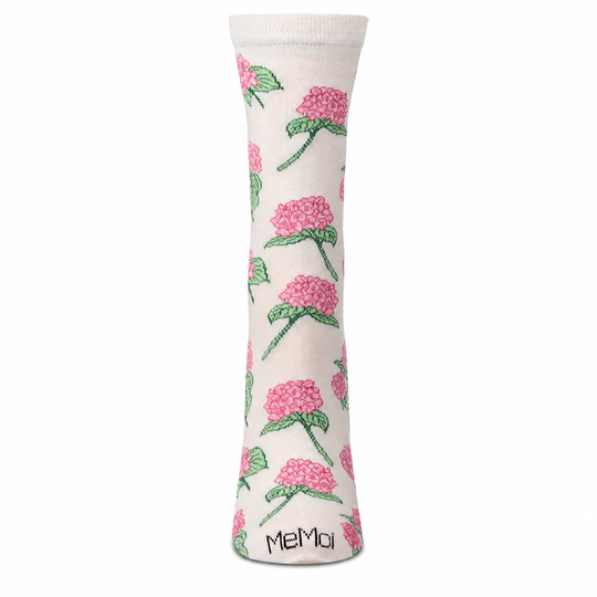 Hydrange Bamboo Crew: Pink Green
